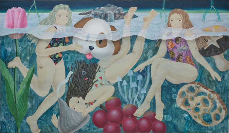 이미주 'Fruit cocktail_world'(2025). 서정아트 제공