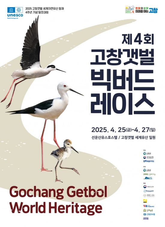 제4회 고창갯벌 빅버드레이스 포스터. 고창군 제공