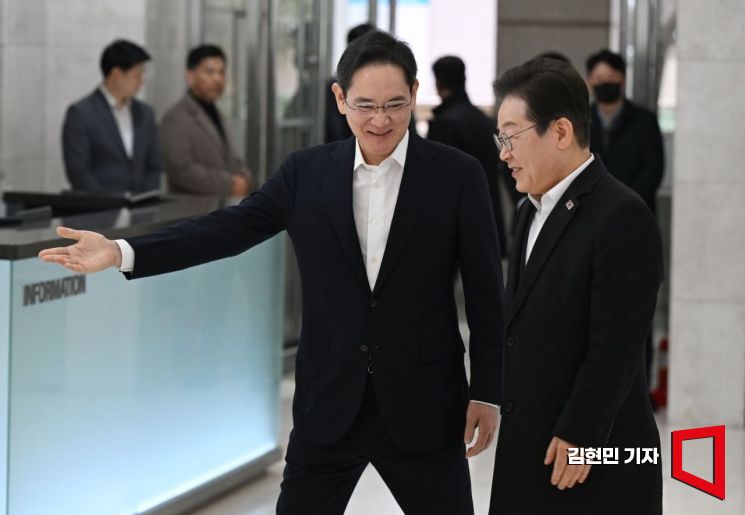 [포토] 이재용 회장과 만난 이재명 대표