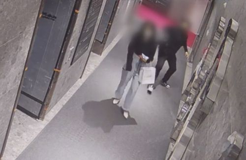 부산 돌려차기 사건 당시 폐쇄회로(CC)TV 장면. 연합뉴스