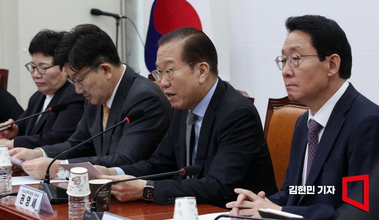 [포토] 권영세 “尹 하루빨리 직무 복귀해야…李 국정 걸림돌”
