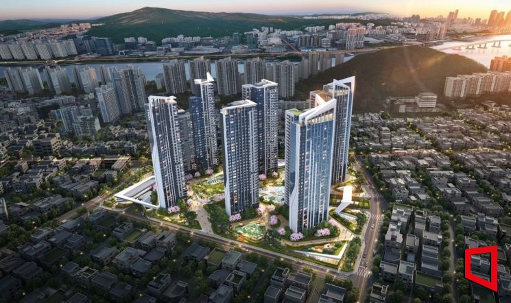 광안4구역 재개발 조감도. HDC현대산업개발 제공