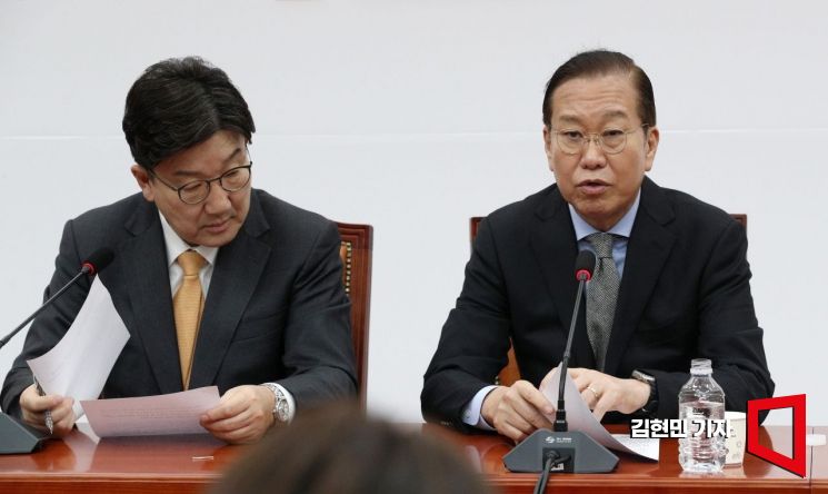 [포토] 韓 기각에 권영세 "민주당, 헌정 파괴 목적 정략적 탄핵"