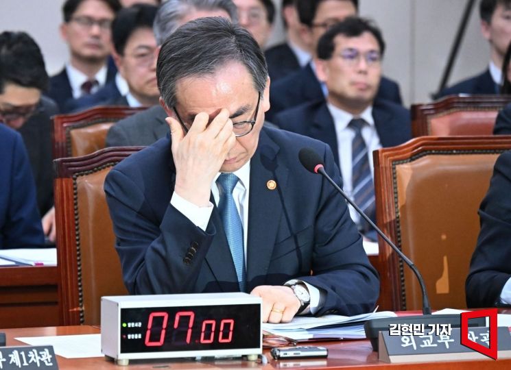 [포토] 美민감국가 지정, 난감한 조태열 장관