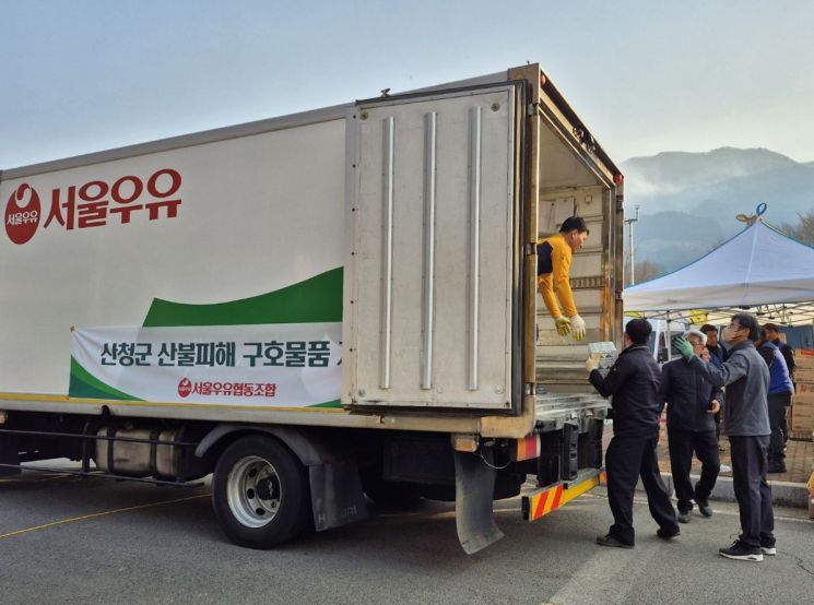 "산불 피해 돕자"…CJ·농심 등 식품사 구호물품 지원