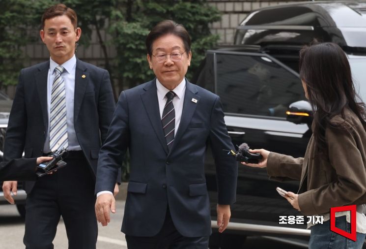 [포토] 이재명 대표, 대장동, 성남FC 1심 공판 출석