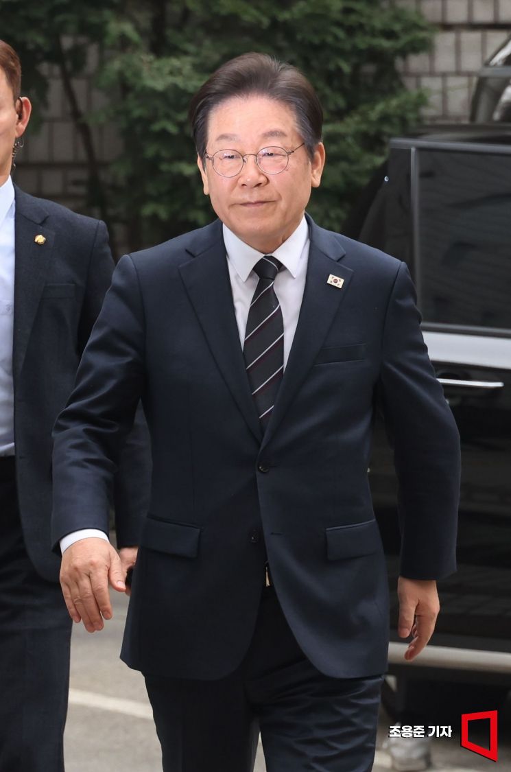 [포토] 법원 출석하는 이재명 대표