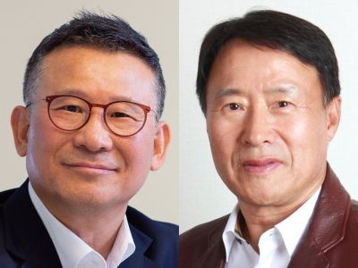 왼쪽부터 이은천 오비오 대표와 박용순 티케이씨 대표. 중소기업중앙회 제공