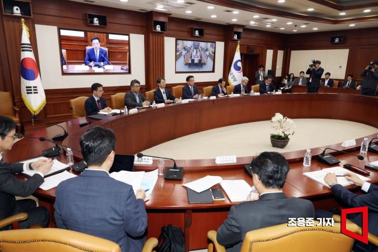 [포토] 공급망안정화위원회 주재한 최상목 부총리