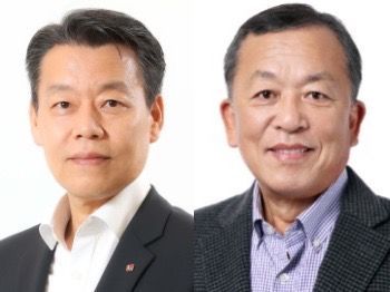 왼쪽부터 노진서 대표와 한주우 대표. LX하우시스 제공