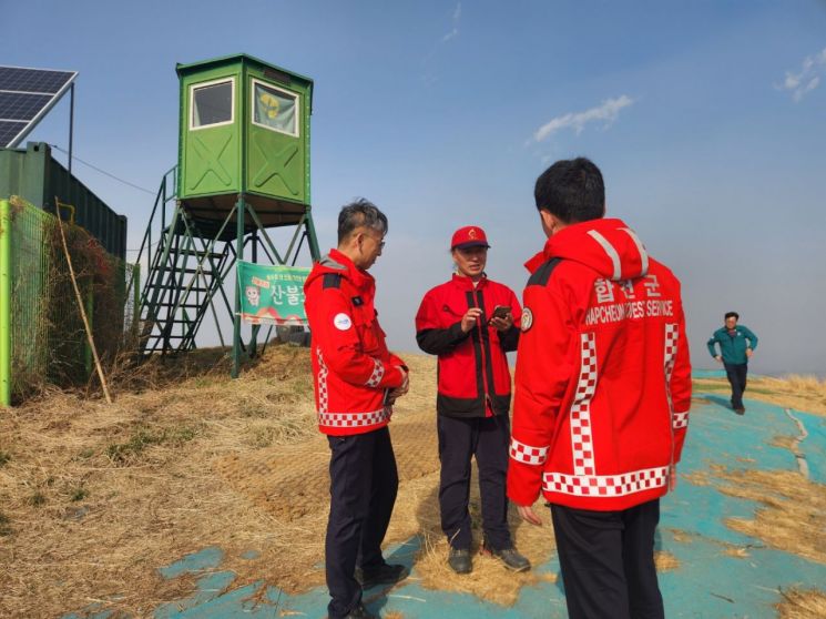 합천군, 산불재난‘심각’ 단계에 따른 산불예방 총력.