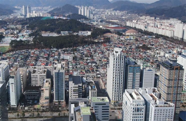 경남 창원시 성산구 중앙동 일원의 현재. 창원특례시청 제공