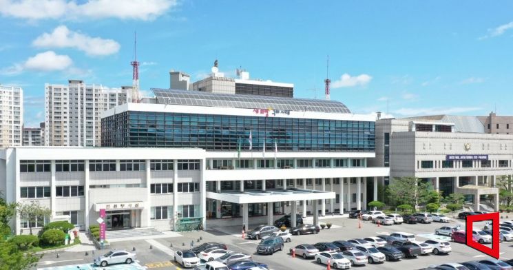 경북 구미시청사 전경.