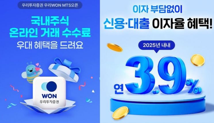 우리투자證, 우리WON MTS 고객 누구나 연말까지 수수료 무료