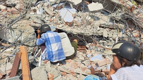 미얀마 강진 닷새째…사망자 3000명 육박