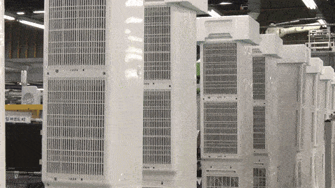 "역대급 폭염 온다" 삼성전자, 에어컨 생산라인 풀가동