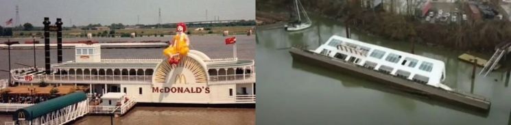 한때 세계에서 가장 많은 인파가 찾았던 캐나다의 맥도날드 매장인 '맥바지(McBarge)'가 34년간 방치된 끝에 결국 침몰했다. 맥바지는 1986년 캐나다 밴쿠버 엑스포 때 만든 부유식 패스트푸드점이다. 더 선