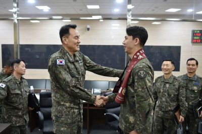 합참의장, 5군단 군사대비태세 점검 "적도발시 단호대응"