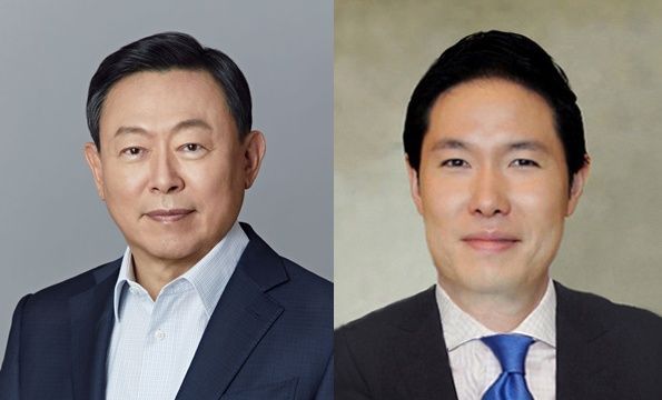 신동빈 롯데그룹 회장(왼쪽), 조현상 HS효성 부회장