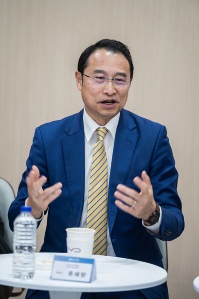 류쉐량 BYD 아시아태평양 자동차 영업사업부 총경리. BYD코리아 제공