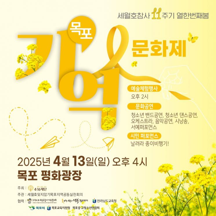 목포서 세월호 11주기 추모 "잊지 않겠습니다"
