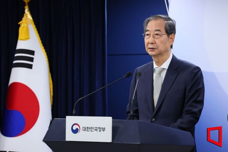 [포토] 한덕수 대행 담화문 발표