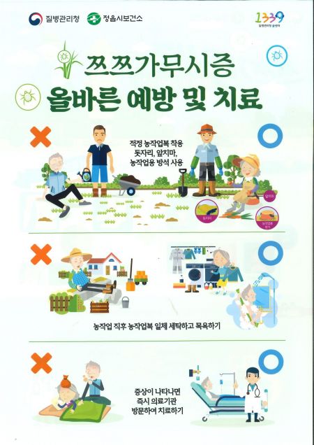 정읍시보건소, '진드기 매개 감염병' 주의 당부