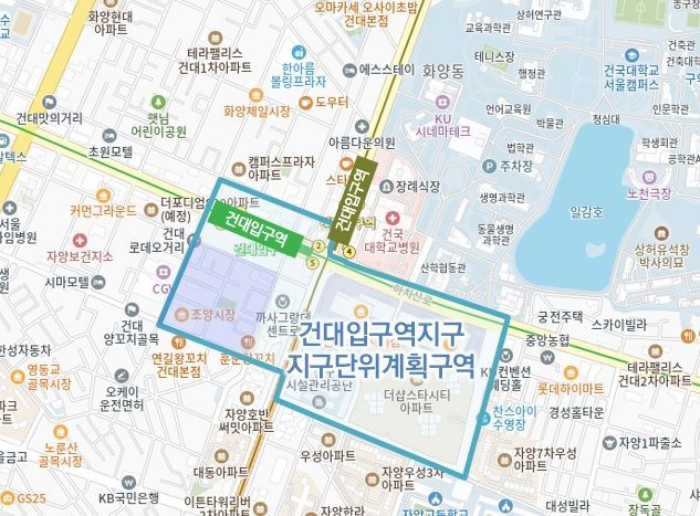 광진구 건대입구역지구 지구단위계획 변경 추진...용도지역 상향 