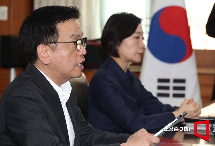 [포토] 경제관계장관 간담회 주재하는 최상목 부총리