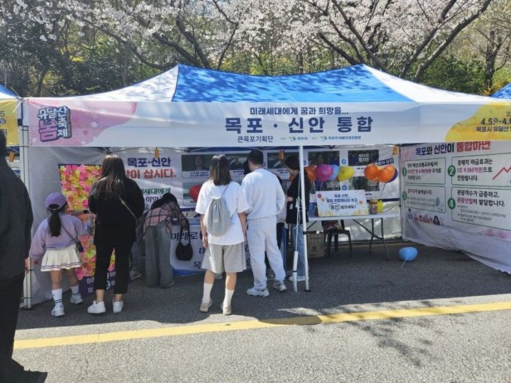목포시, 봄축제 기간 목포·신안 통합 홍보부스 운영