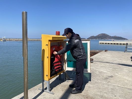 서해해경청, 연안 출입통제장소 22개소 시설물 점검