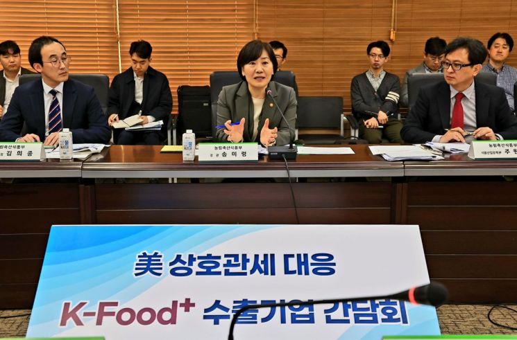 농식품부, '美관세 대응' 원료구매 자금 추가 지원·수출바우처 확대 검토