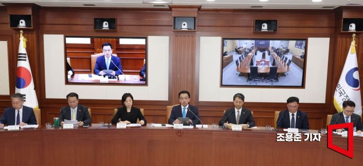 [포토] 경제관계장관회의 주재한 최상목 부총리