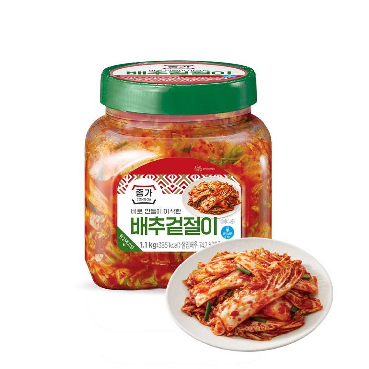 대상 종가, 온라인 플랫폼 전용 '배추겉절이' 출시