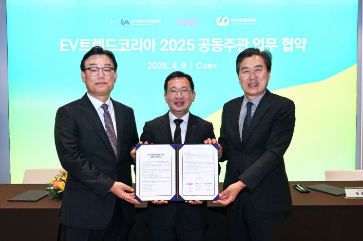배터리협회, 'EV 트랜드 코리아' 협약 체결 "전기차 생태계 강화"