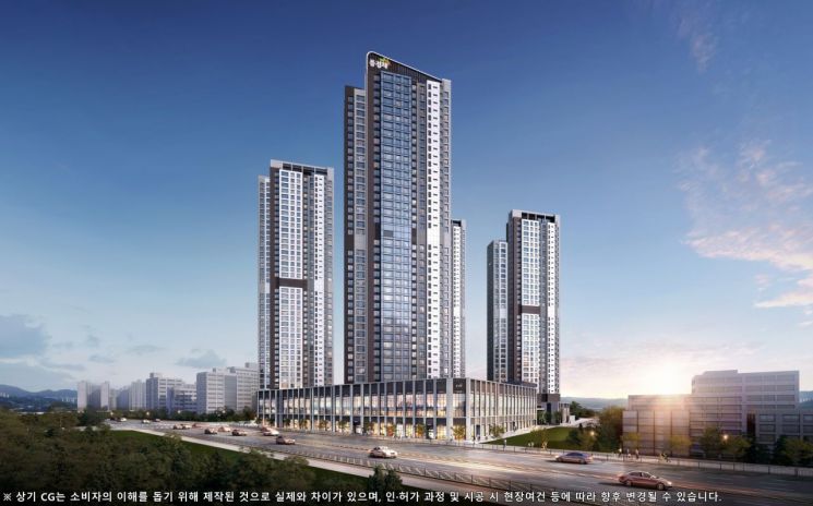 양주역 제일풍경채 위너스카이 투시도. 제일건설 제공
