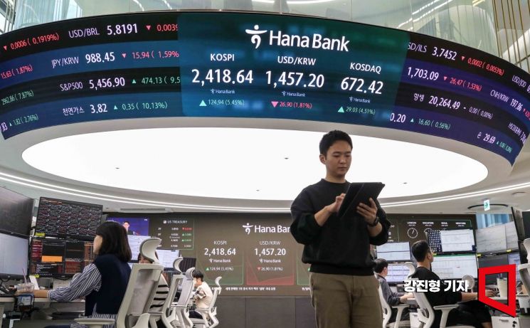 코스피, 2400선 약세 출발…외국인·기관 '팔자'