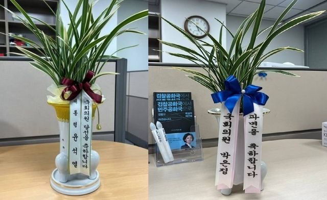 尹에게 받은 축하 난, '파면 난'으로 되갚은 박은정 "오늘을 기다리며 잘 키웠다"