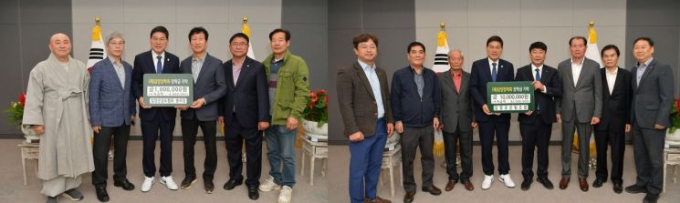 담양군, '미래인재 양성' 장학금 기부 이어져