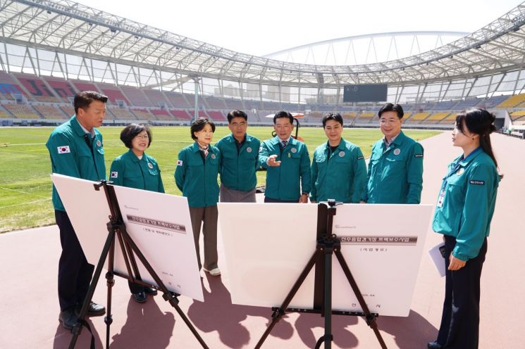 진주시의회, 제64회 경남도민 체육대회 준비 상황 현장점검 