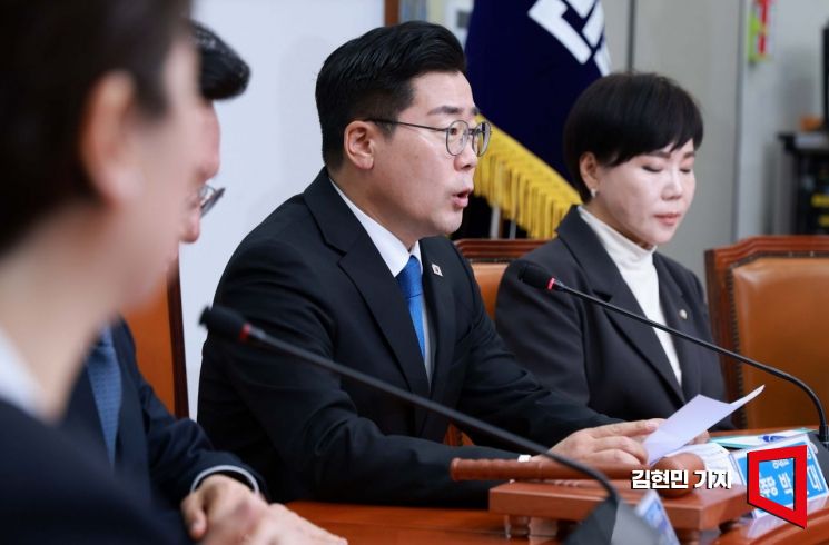 [포토] 민주당 "한덕수는 '난가병' 환자, '빈집털이범'"