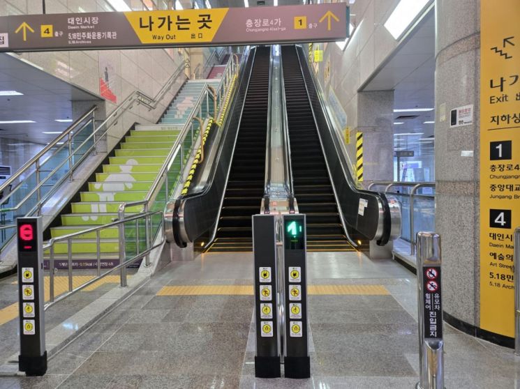 광주교통공사, 역사 내 에스컬레이터 안전 강화
