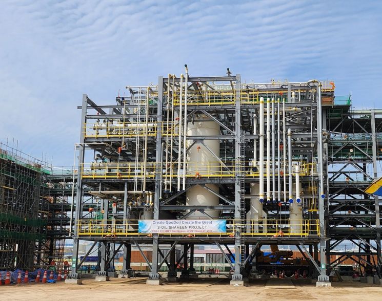 샤힌 패키지-2 현장에 설치된 PAU 모듈. 현대엔지니어링 제공