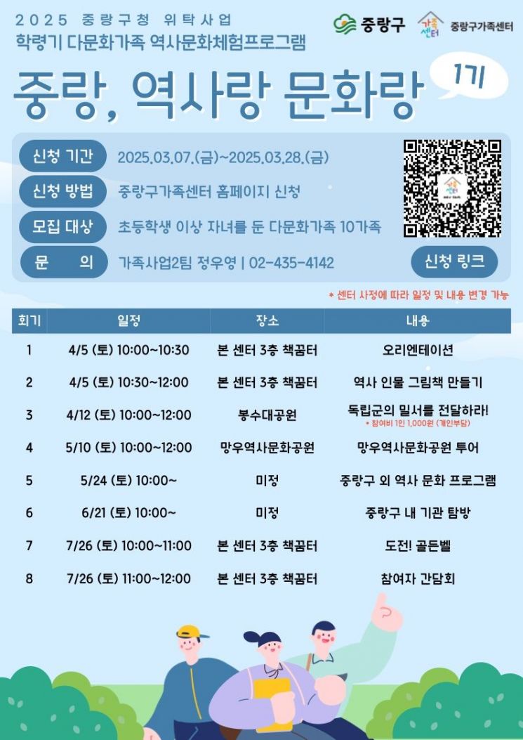중랑구와 함께하는 다문화가족 성장 프로젝트