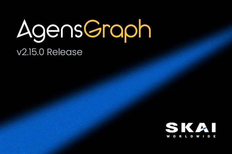 SKAI월드와이드, '아젠스Graph v2.15.0' 출시…"시장 공략 속도"