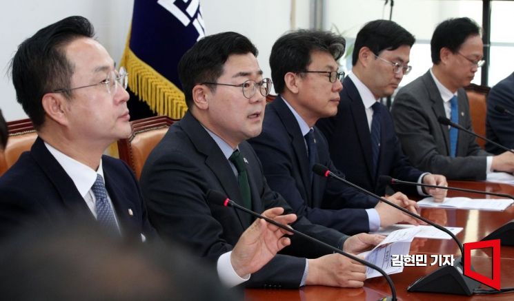 [포토] 박찬대 "6·3 대선 압도적 승리로 빛의혁명 완수"