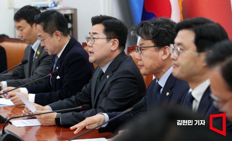 [포토] 박찬대 "尹 쏙 빼닮은 한덕수 '난가병' 걸려 국회 무시"