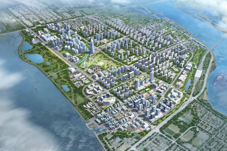 지금 부산진해경제자유구역 명지국제신도시는 '천지개벽' 진행 중