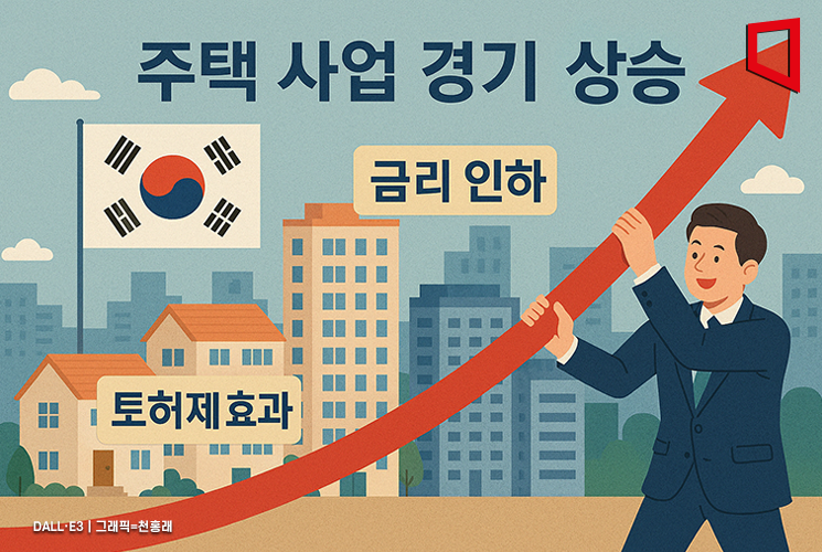 금리 인하·토허제 효과…전국 주택사업경기지수, 3개월 연속 상승