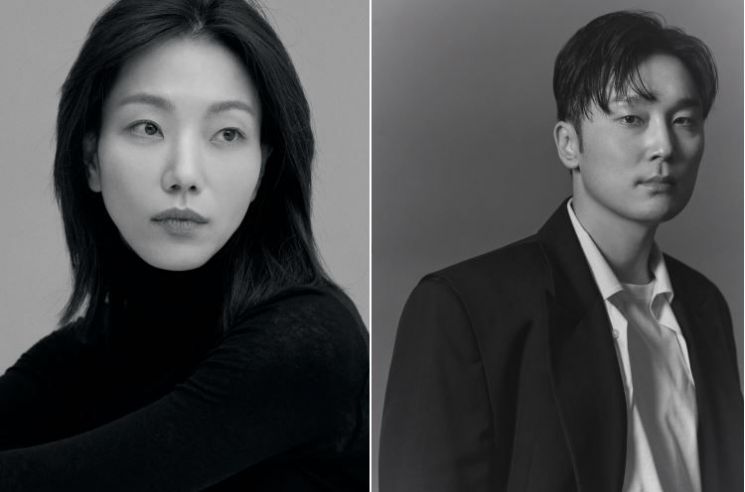 배우 김신록(왼쪽)과 서현우
